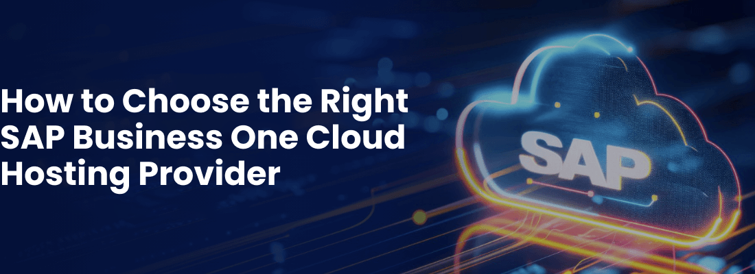 How to Choose the Right SAP Business One Cloud Hosting Provider