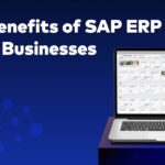 SAP ERP dashboard showing real-time analytics and financial reporting for small business operations